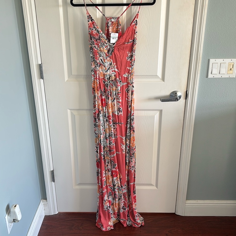 Beautiful Free People floral Maxi..New with Tags!